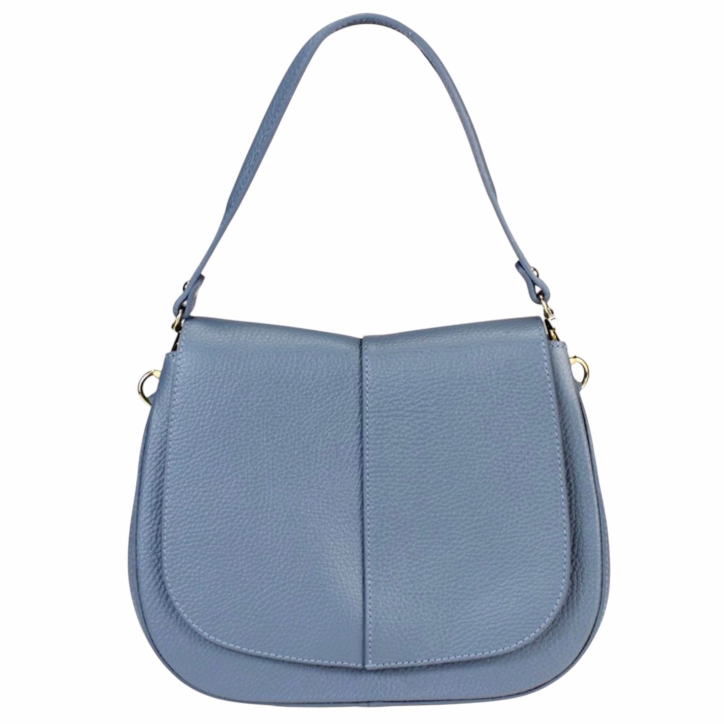 Modarno Borsa donna a Spalla in vera pelle "Peach" 27x9x21 cm