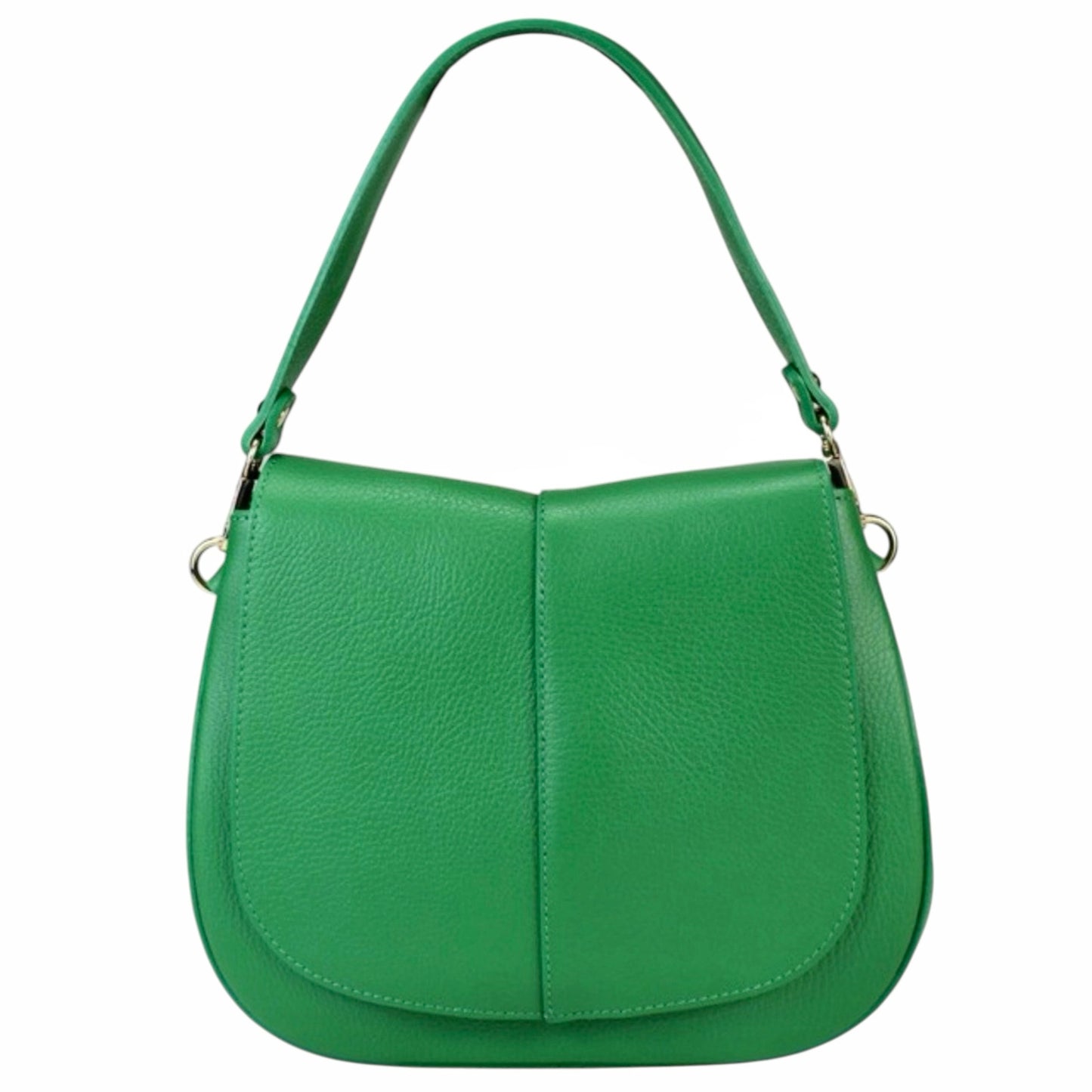 Modarno Borsa donna a Spalla in vera pelle "Peach" 27x9x21 cm