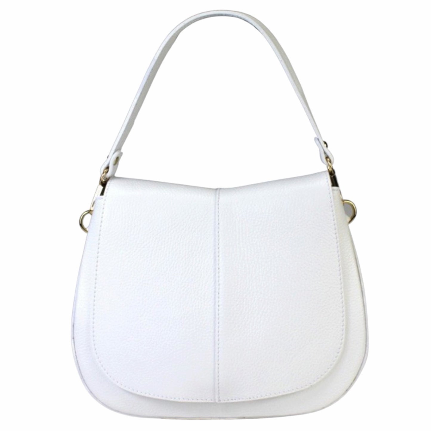 Modarno Borsa donna a Spalla in vera pelle "Peach" 27x9x21 cm