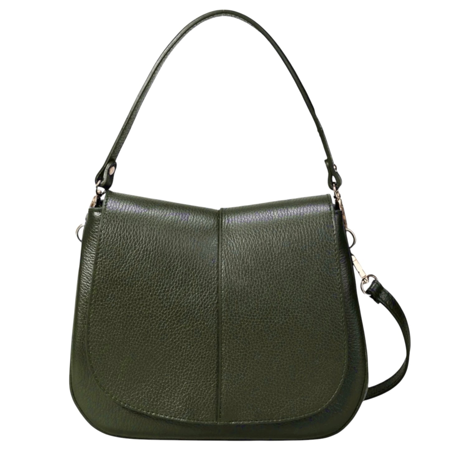 Modarno Borsa donna a Spalla in vera pelle "Peach" 27x9x21 cm