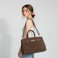 Modarno Borsa Grande in vera pelle Scamosciata Aura 40x17x26 cm