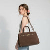 Modarno Borsa Grande in vera pelle Scamosciata Aura 40x17x26 cm
