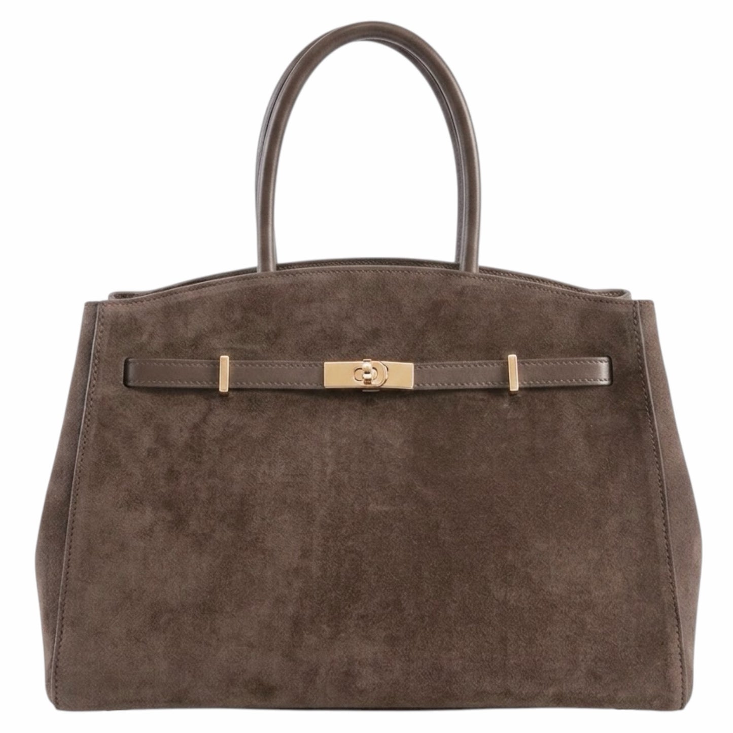 Modarno Borsa Grande in vera pelle Scamosciata Aura 40x17x26 cm