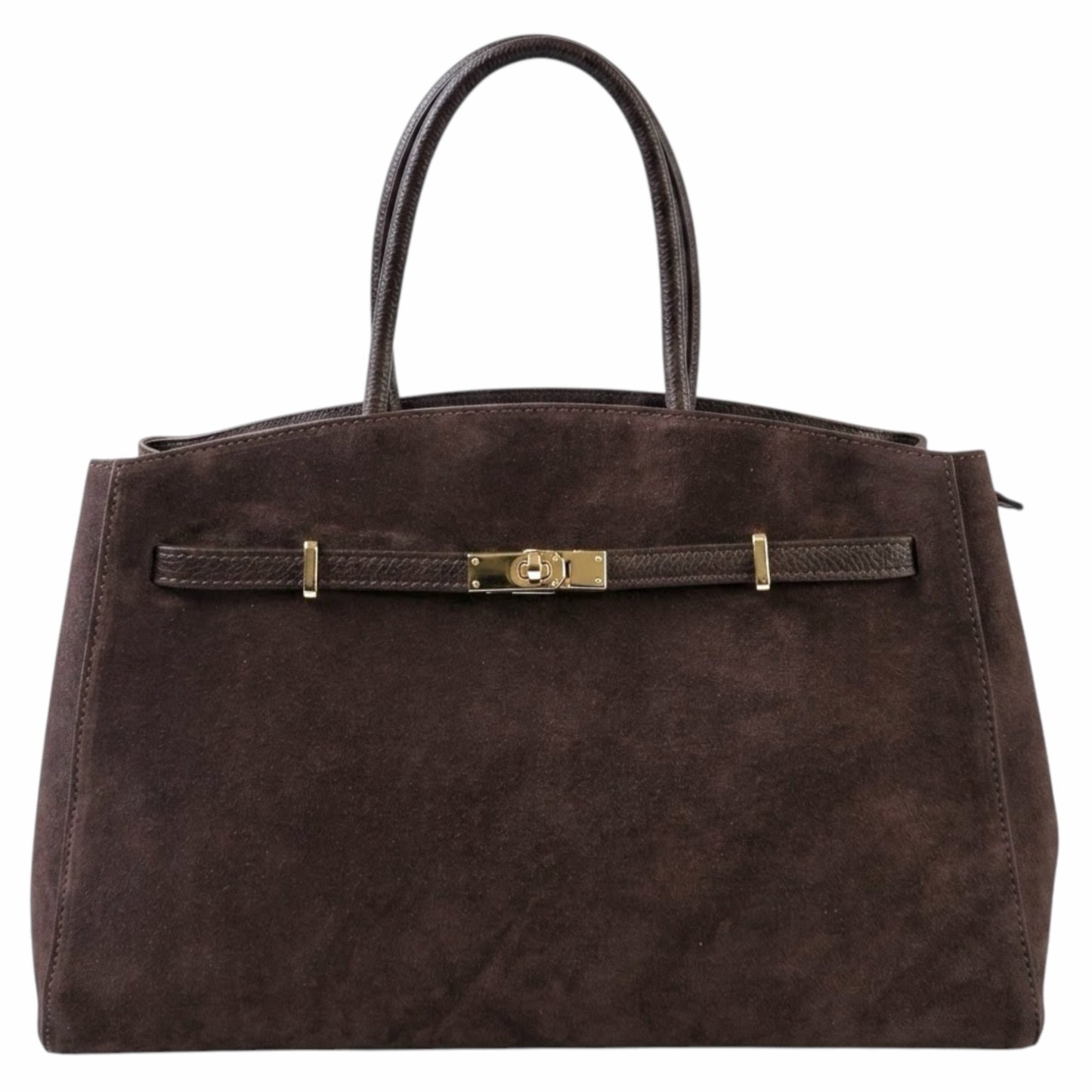 Modarno Borsa Grande in vera pelle Scamosciata Aura 40x17x26 cm