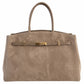 Modarno Borsa Grande in vera pelle Scamosciata Aura 40x17x26 cm