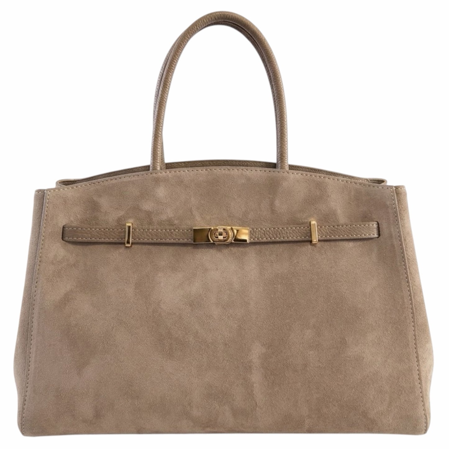 Modarno Borsa Grande in vera pelle Scamosciata Aura 40x17x26 cm