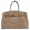 Modarno Borsa Grande in vera pelle Scamosciata Aura 40x17x26 cm