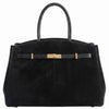 Modarno Borsa Grande in vera pelle Scamosciata Aura 40x17x26 cm