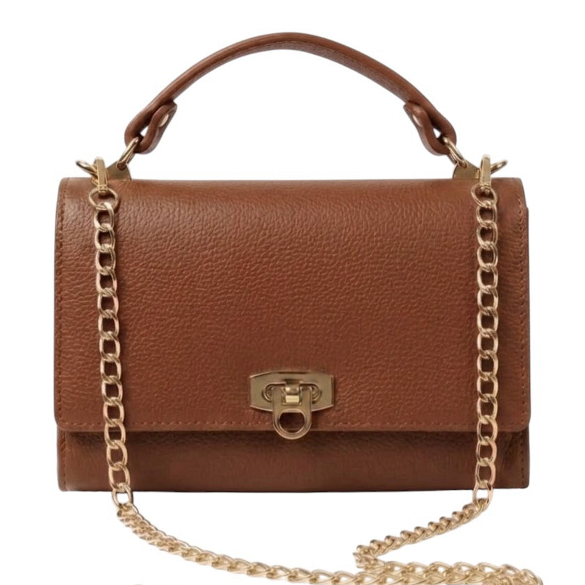 Modarno Borsetta donna a tracolla Livia in vera pelle 23x8x16 cm