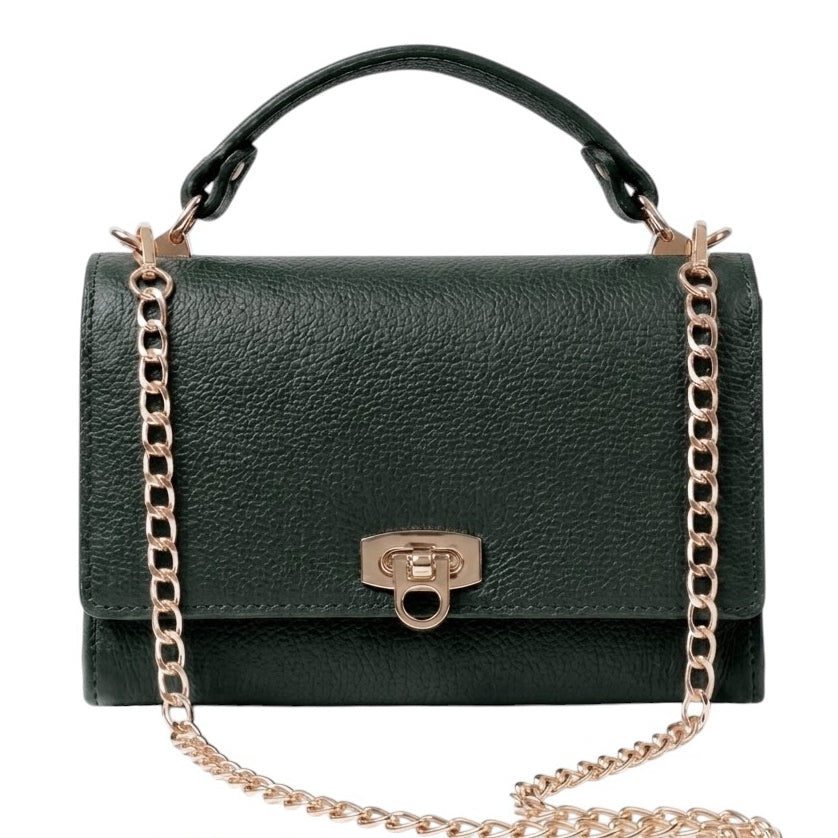 Modarno Borsetta donna a tracolla Livia in vera pelle 23x8x16 cm