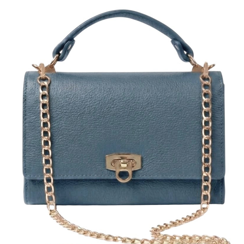 Modarno Borsetta donna a tracolla Livia in vera pelle 23x8x16 cm