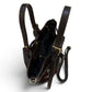 Modarno Borsetta Shopper doppio manico in vera pelle e cavallino lussuoso 33x10x18 cm