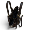 Modarno Borsetta Shopper doppio manico in vera pelle e cavallino lussuoso 33x10x18 cm