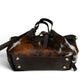 Modarno Borsetta Shopper doppio manico in vera pelle e cavallino lussuoso 33x10x18 cm