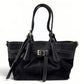 Modarno Borsetta Shopper doppio manico in vera pelle e cavallino lussuoso 33x10x18 cm