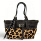 Modarno Borsetta Shopper doppio manico in vera pelle e cavallino lussuoso 33x10x18 cm