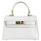 Modarno Borsetta donna "Kelly" in vera pelle Dollaro  21x8x14 cm