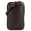 Modarno Piccola Borsa a Tracolla per Cellulare uomo e donna in Vera Pelle 11cm x 2cm x 18cm