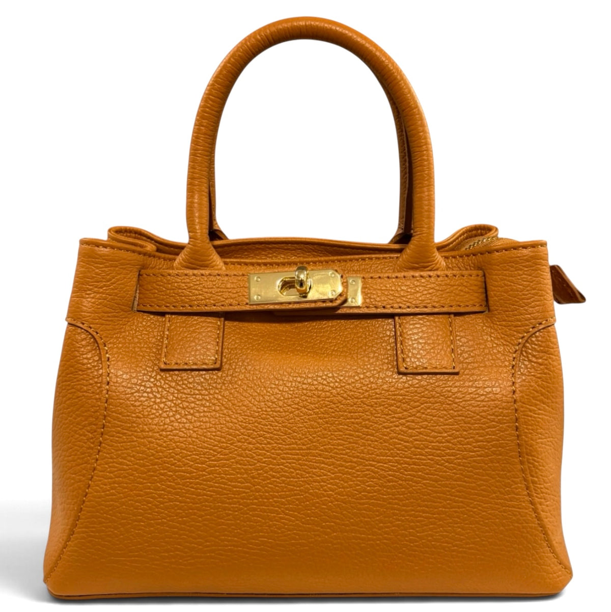 Modarno Borsa donna a mano e tracolla "Mia" in vera pelle 26x14x18 cm