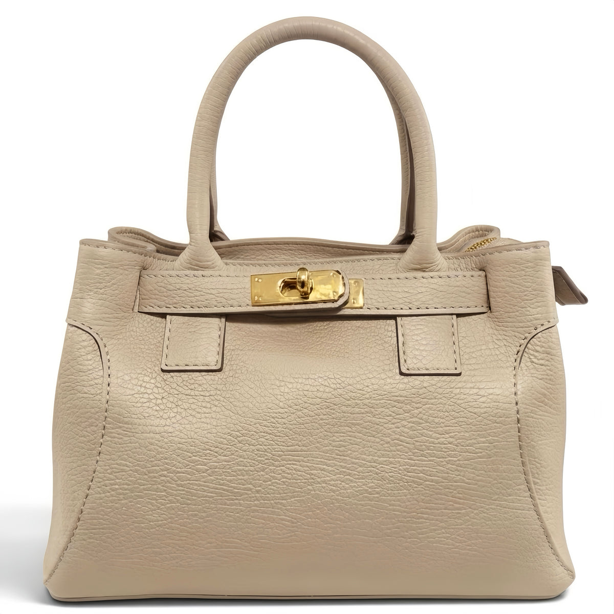 Modarno Borsa donna a mano e tracolla "Mia" in vera pelle 26x14x18 cm