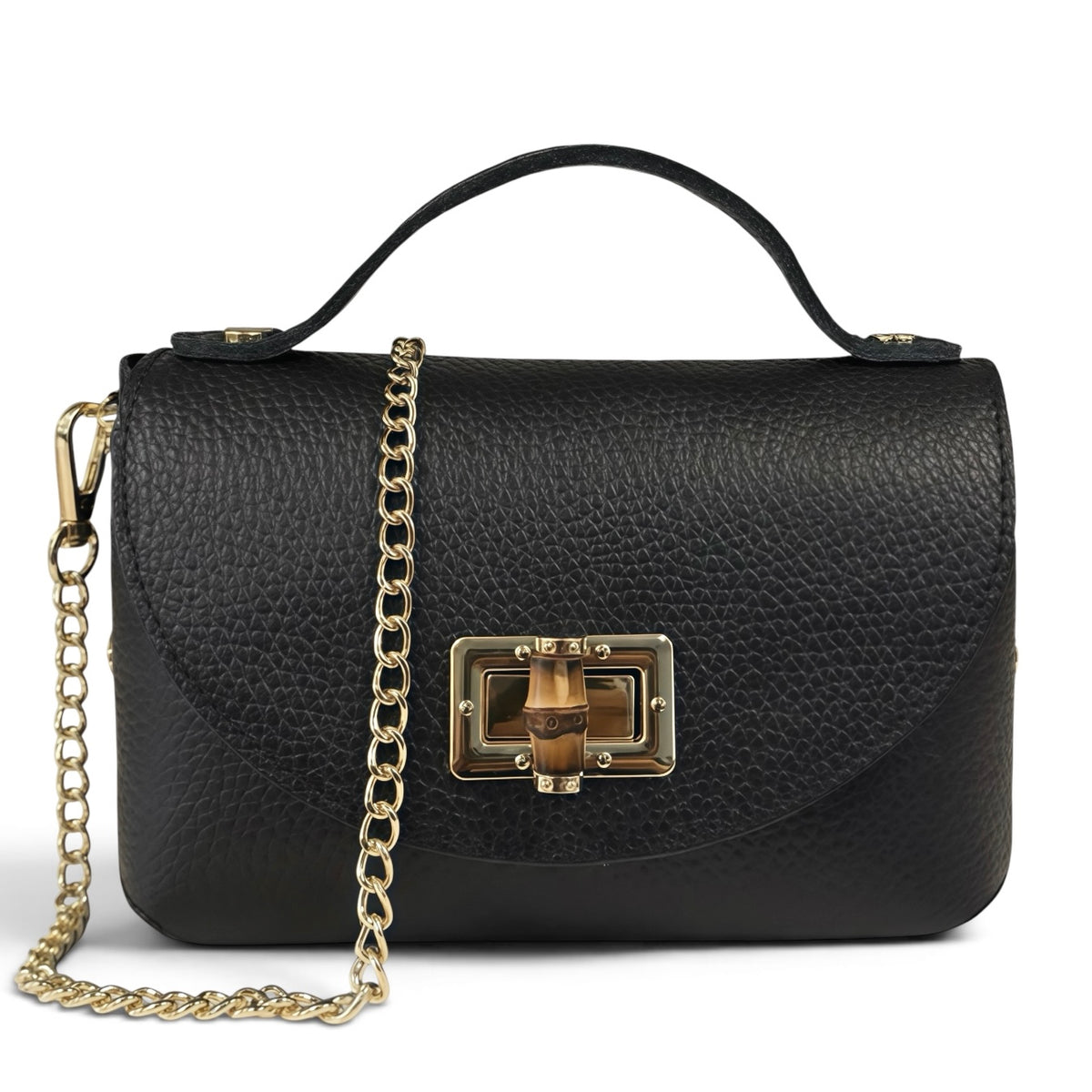 Modarno Borsetta donna Mini Bag in vera pelle 19x9x12 cm