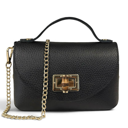 Modarno Borsetta donna Mini Bag in vera pelle 19x9x12 cm