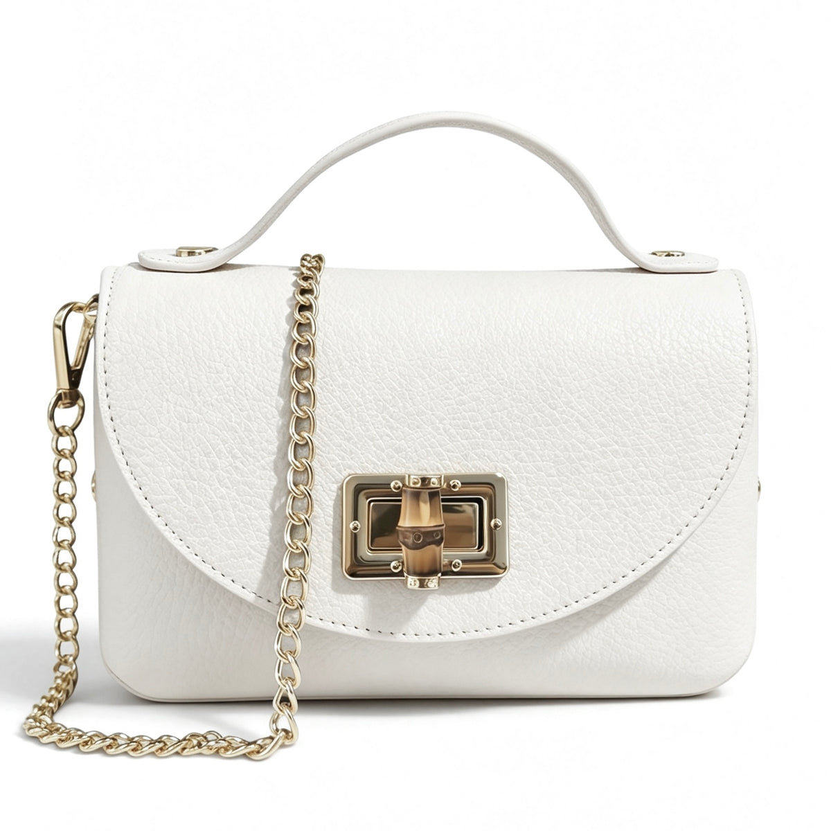Modarno Borsetta donna Mini Bag in vera pelle 19x9x12 cm