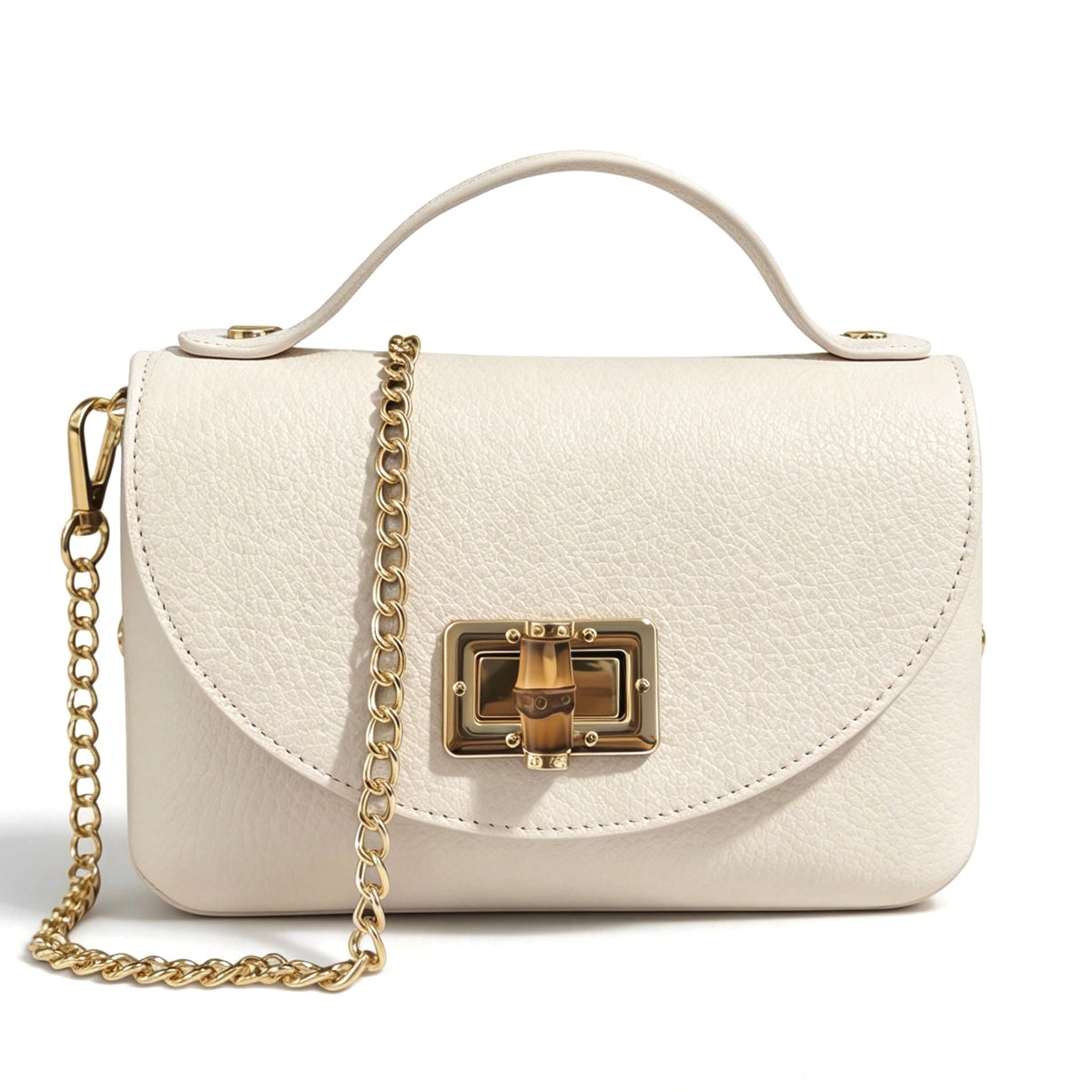 Modarno Borsetta donna Mini Bag in vera pelle 19x9x12 cm