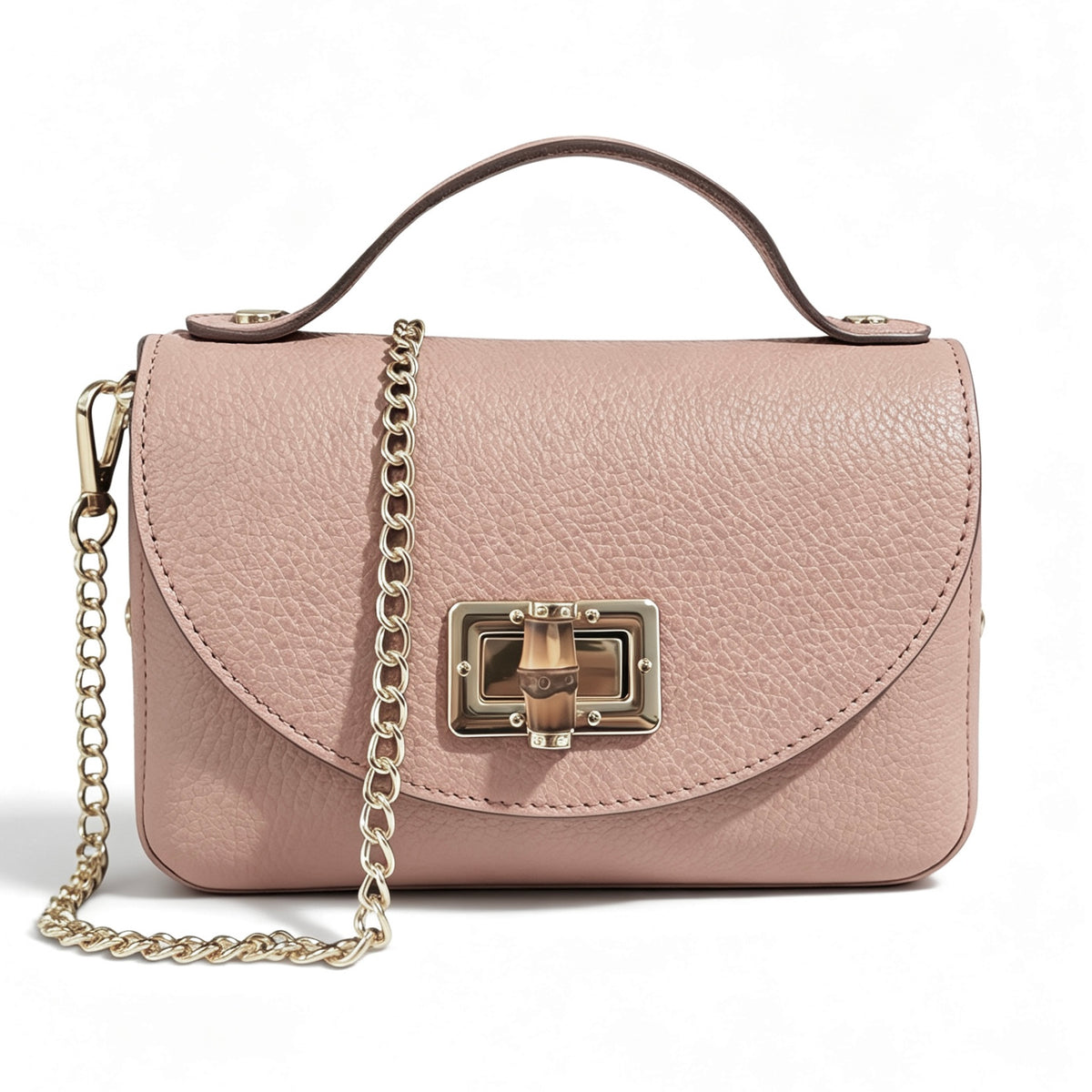 Modarno Borsetta donna Mini Bag in vera pelle 19x9x12 cm