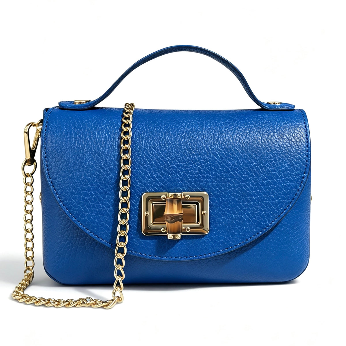Modarno Borsetta donna Mini Bag in vera pelle 19x9x12 cm