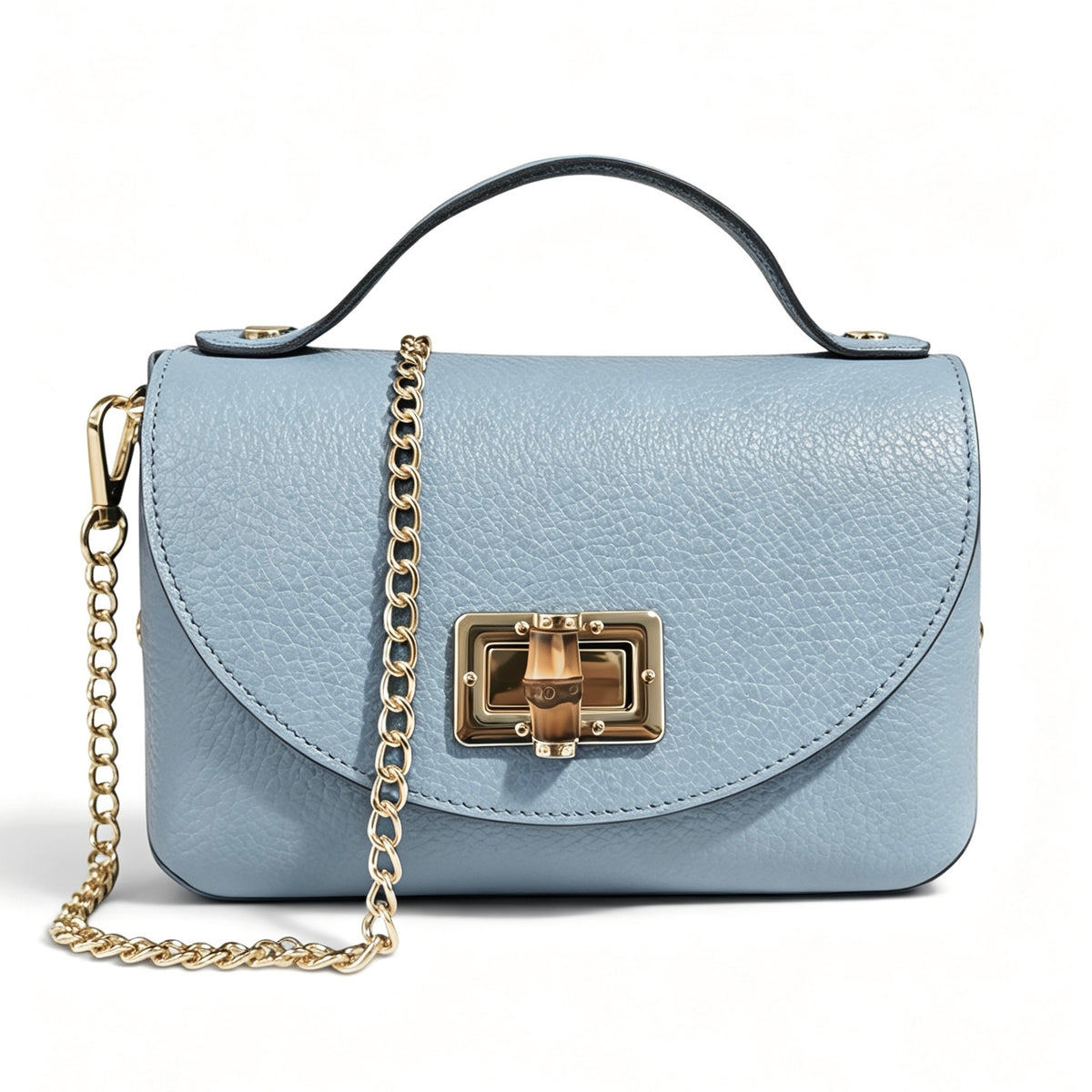 Modarno Borsetta donna Mini Bag in vera pelle 19x9x12 cm