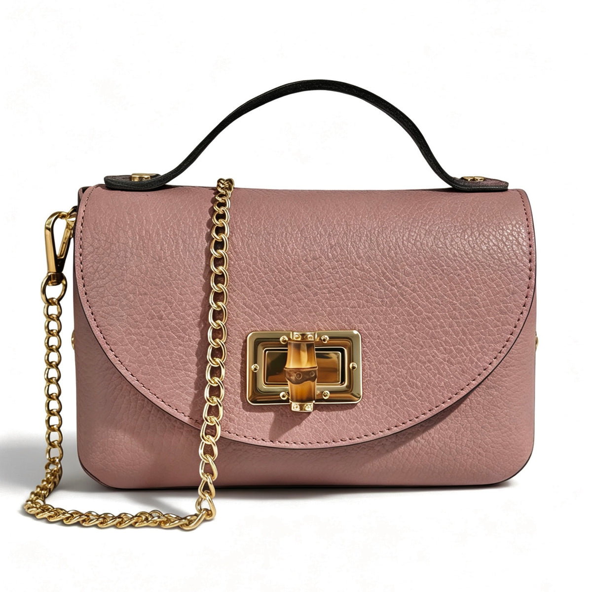 Modarno Borsetta donna Mini Bag in vera pelle 19x9x12 cm