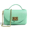 Modarno Borsetta donna Mini Bag in vera pelle 19x9x12 cm