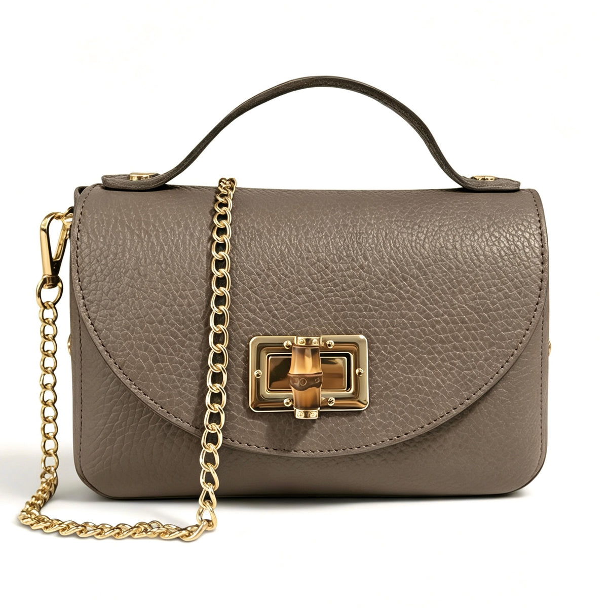 Modarno Borsetta donna Mini Bag in vera pelle 19x9x12 cm