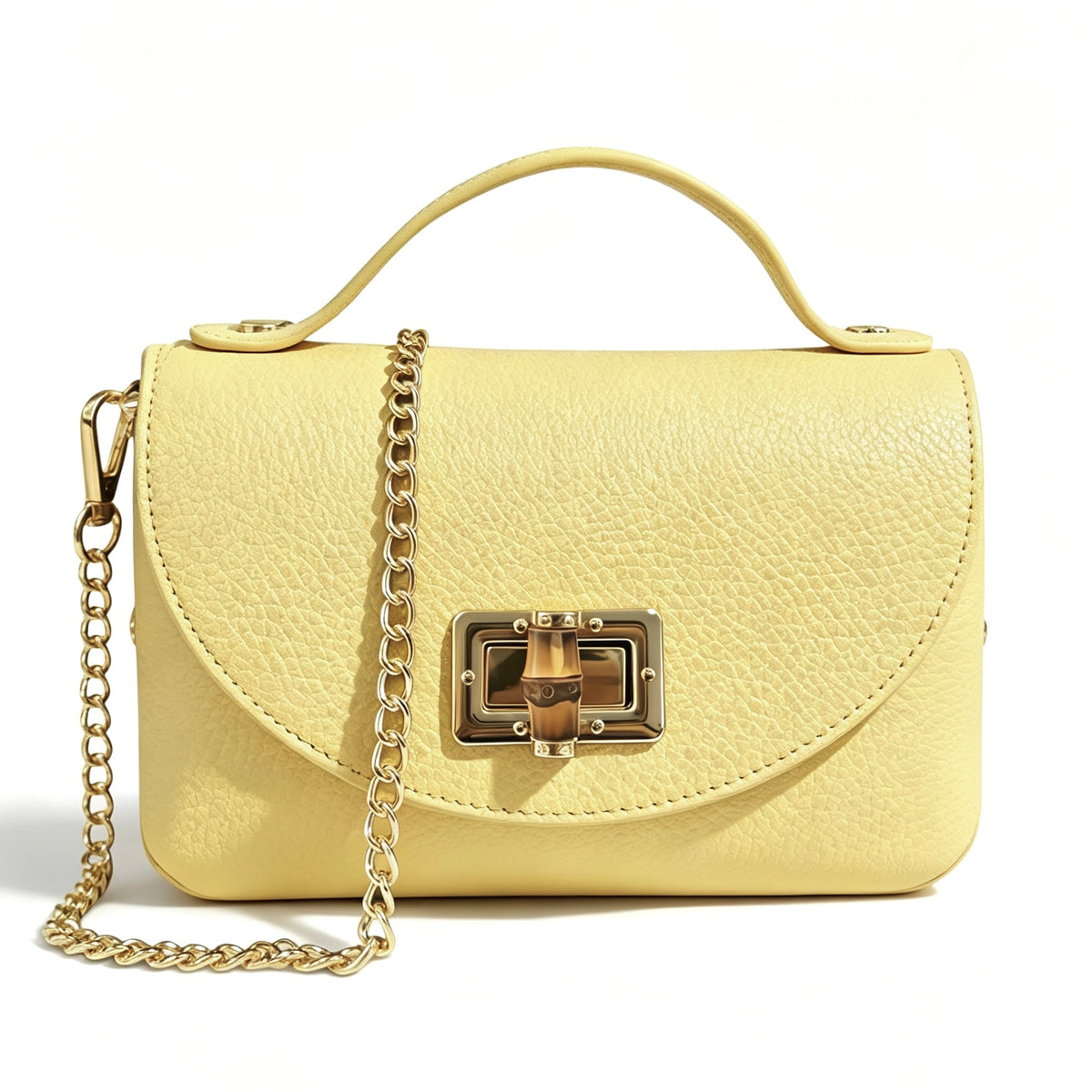 Modarno Borsetta donna Mini Bag in vera pelle 19x9x12 cm