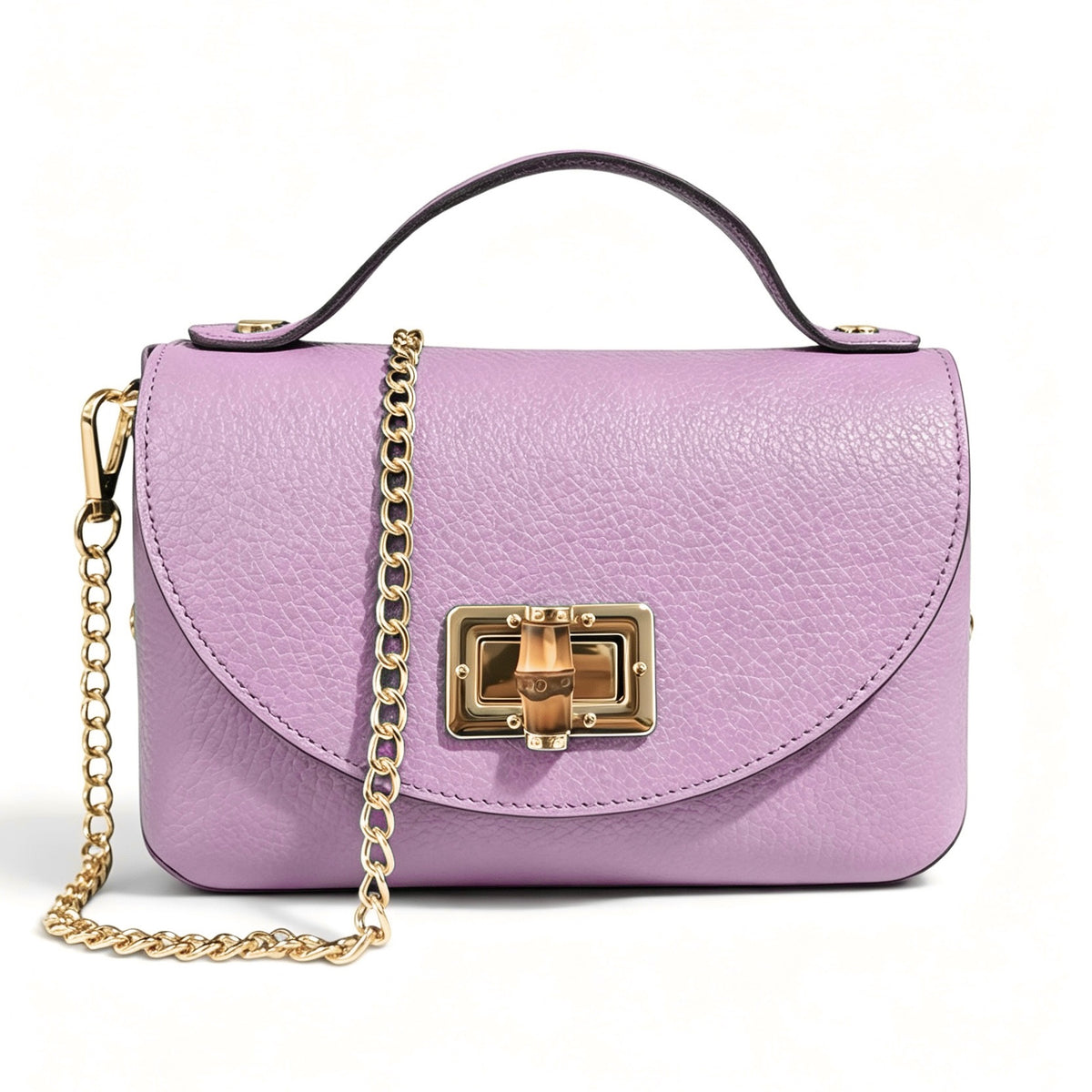 Modarno Borsetta donna Mini Bag in vera pelle 19x9x12 cm