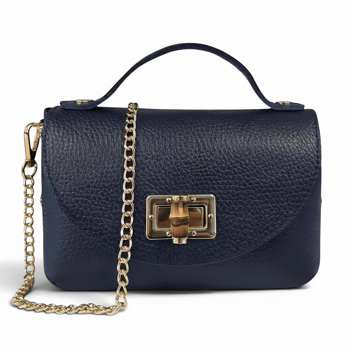 Modarno Borsetta donna Mini Bag in vera pelle 19x9x12 cm