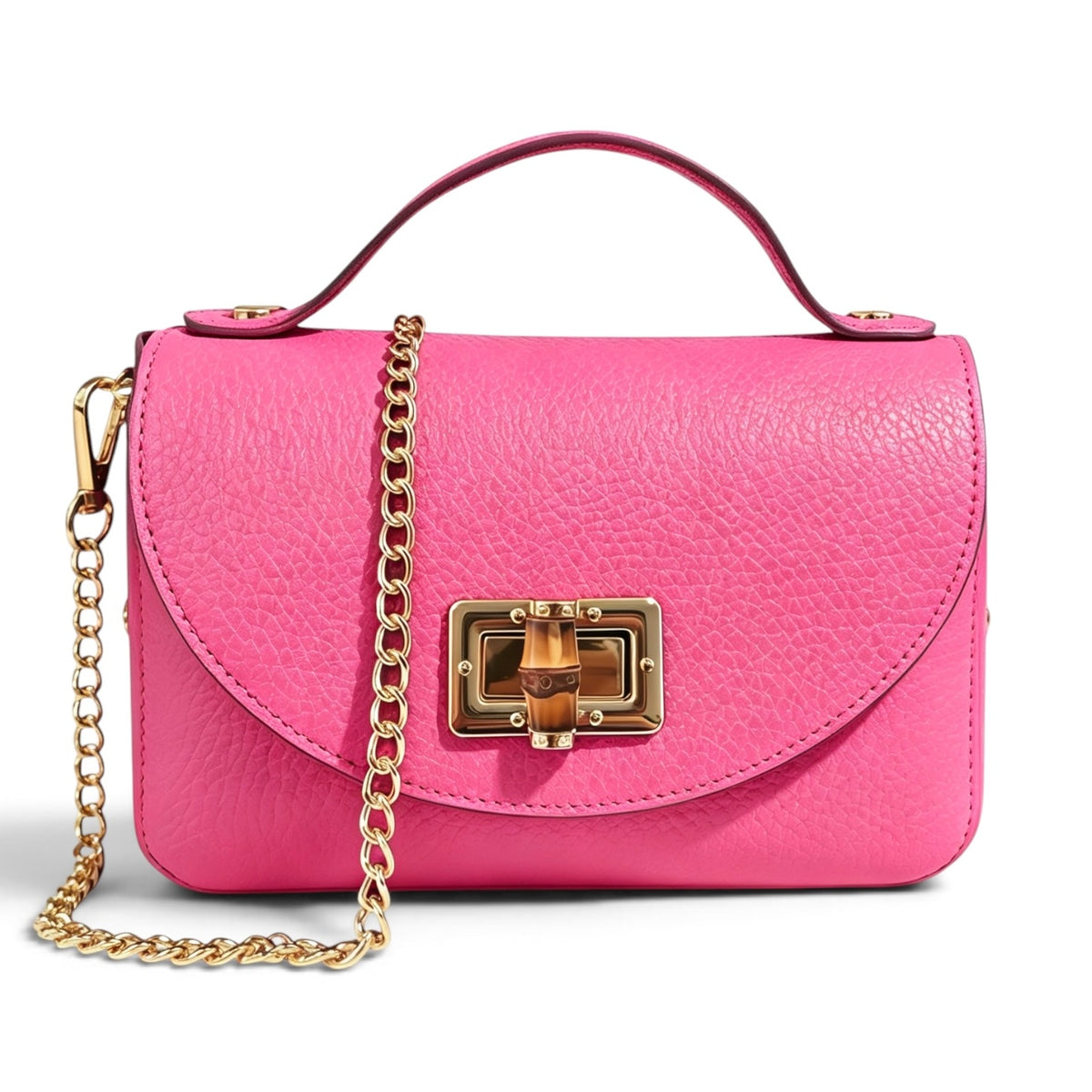Modarno Borsetta donna Mini Bag in vera pelle 19x9x12 cm