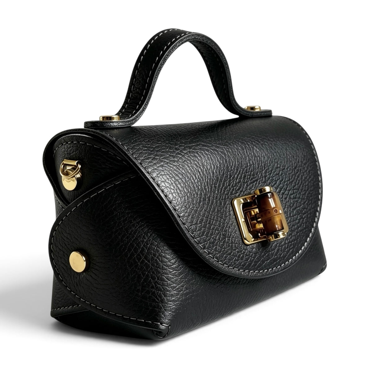 Modarno Borsetta donna Mini Bag in vera pelle 19x9x12 cm