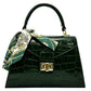 Modarno Borsa donna stampa cocco a trapezio in vera pelle 28x10x17 cm