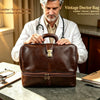 Modarno Doctor bags borsa Vera Pelle medico da Uomo/Donna , Borsa Retro-Vintage 36x18x29 cm