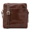 Modarno Borsa Uomo a tracolla in vera pelle Bovina 25x6x26 cm