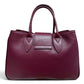 Modarno Borsa donna a mano Ginevra in vera pelle 35x18x24 cm