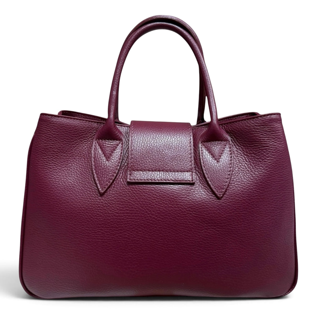 Modarno Borsa donna a mano Ginevra in vera pelle 35x18x24 cm