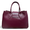 Modarno Borsa donna a mano Ginevra in vera pelle 35x18x24 cm