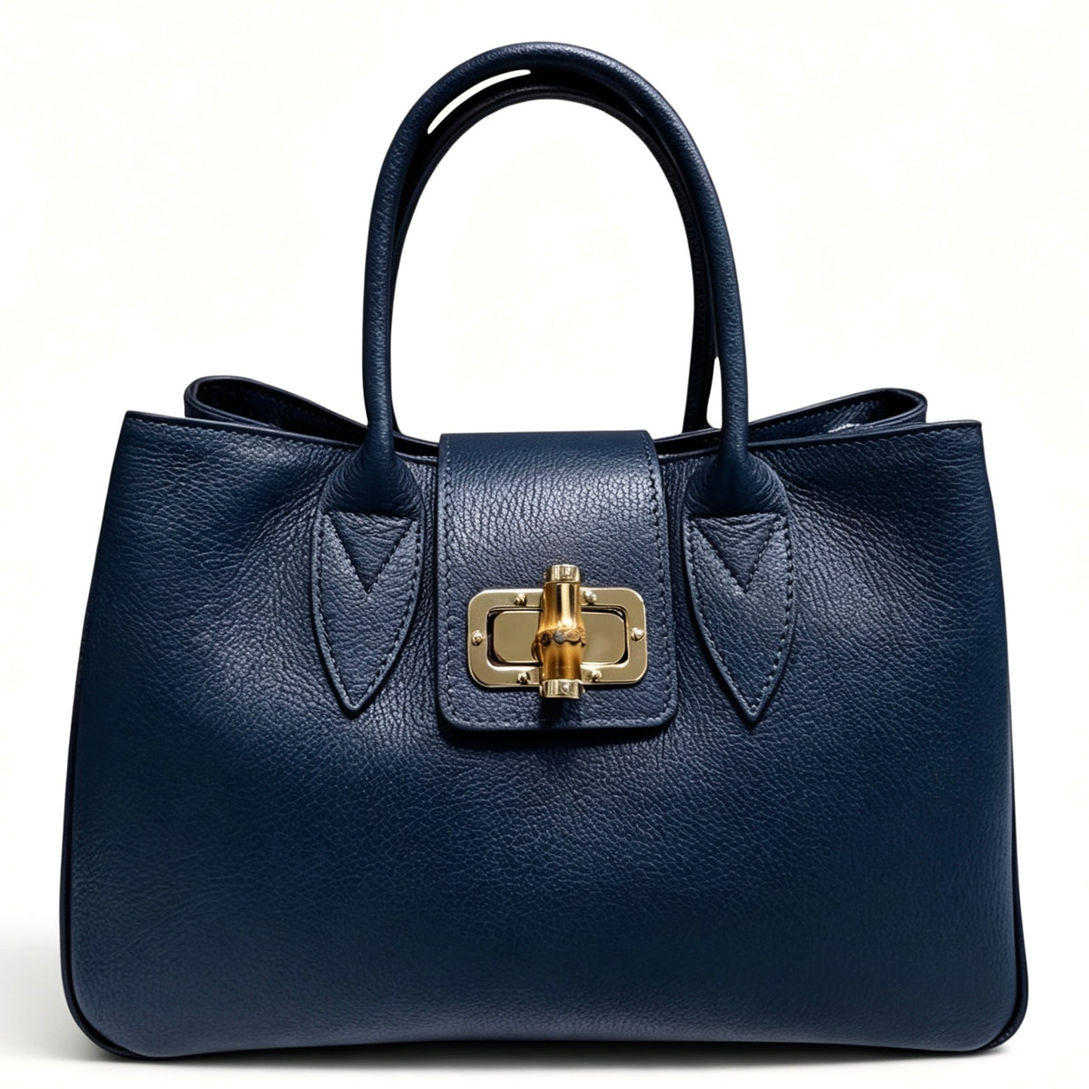 Modarno Borsa donna a mano Ginevra in vera pelle 35x18x24 cm