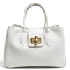 Modarno Borsa donna a mano Ginevra in vera pelle 35x18x24 cm