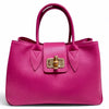 Modarno Borsa donna a mano Ginevra in vera pelle 35x18x24 cm
