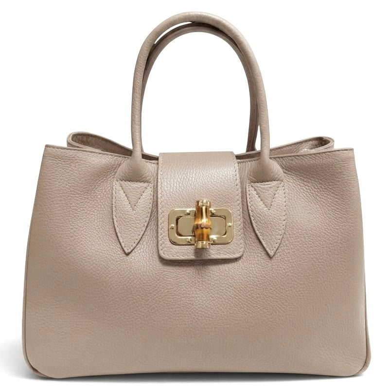 Modarno Borsa donna a mano Ginevra in vera pelle 35x18x24 cm