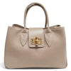 Modarno Borsa donna a mano Ginevra in vera pelle 35x18x24 cm
